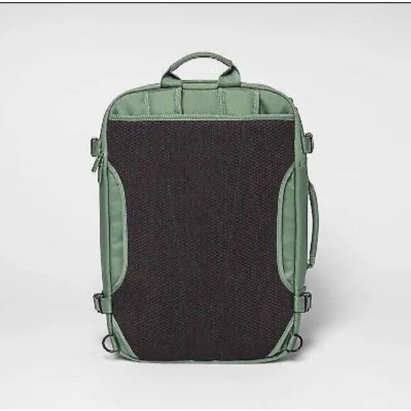 NEW Medium Travel 19" Backpack Green - Made By Design - Picture 2 of 10
